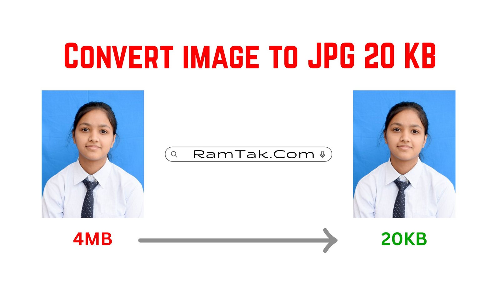 Convert image to JPG 20 KB